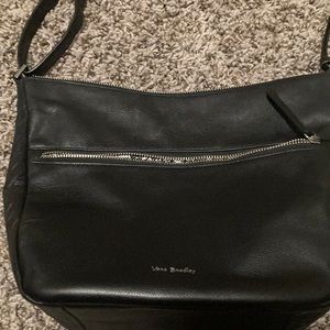 Vera Bradley black leather purse